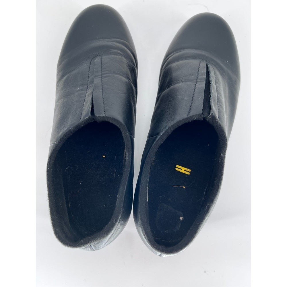 Bloch Shockwave #2 Slip On Tap Shoes Womens 5.5M Black Leather Dance Class - Picture 5 of 10